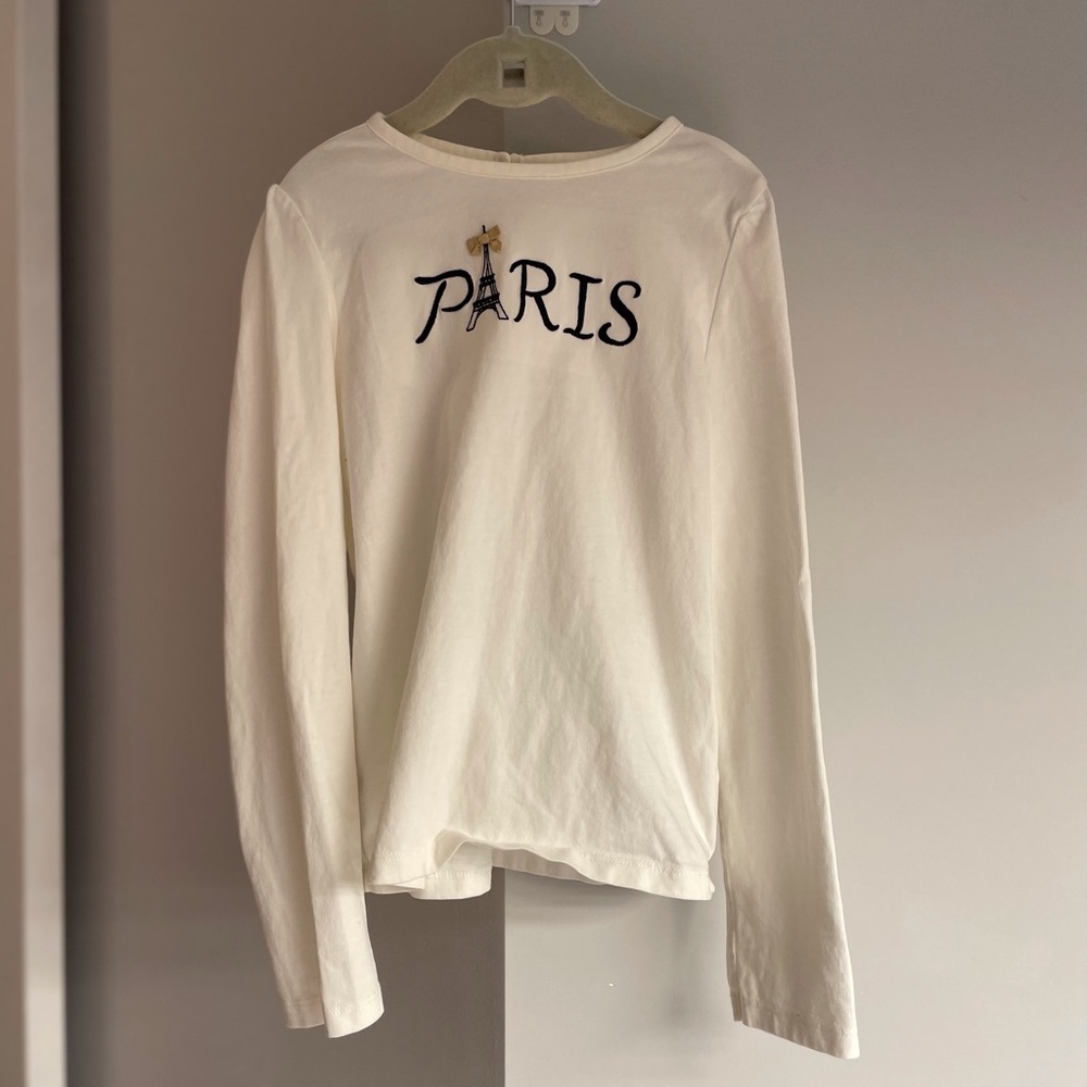 Janie and Jack Paris long sleeve shirt - size 10 year old - Picture 2 of 2